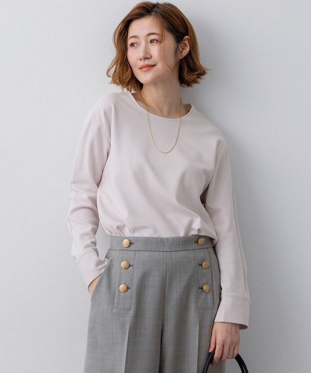 23区 【先行予約】バックボタン TEEブラウス ピンク系