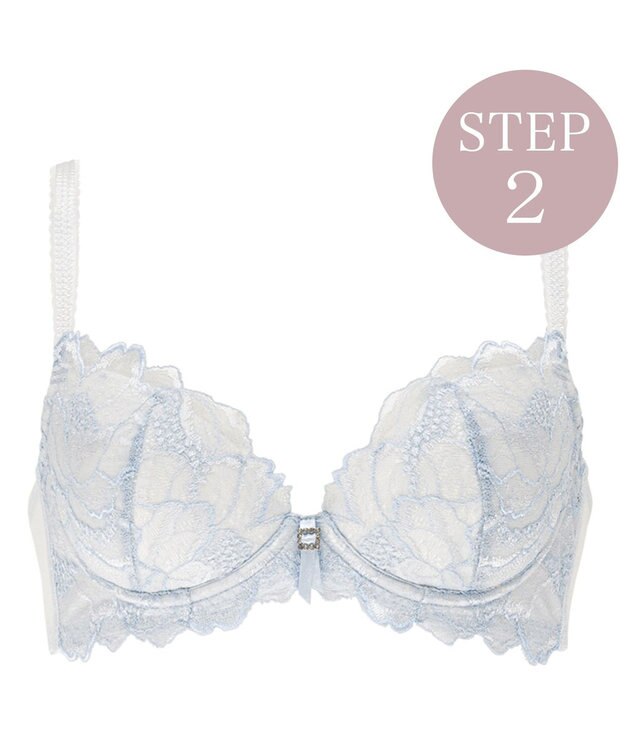 BRADELIS New York 【BRADELIS New York / 育乳ブラ・STEP2 寄せる】　ベルステップ2ブラ22A1 ブルー