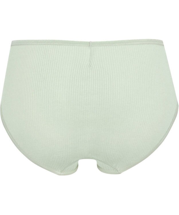 Wing ショーツ 【デイリーフィット リブ】 リブ素材(身生地部) はきこみ丈ふつう EC2400 ウイング／ワコール グリーン