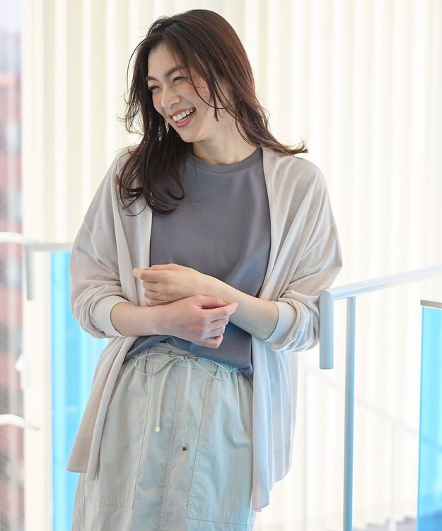 ANY トッパーニットカーディガン オイスター