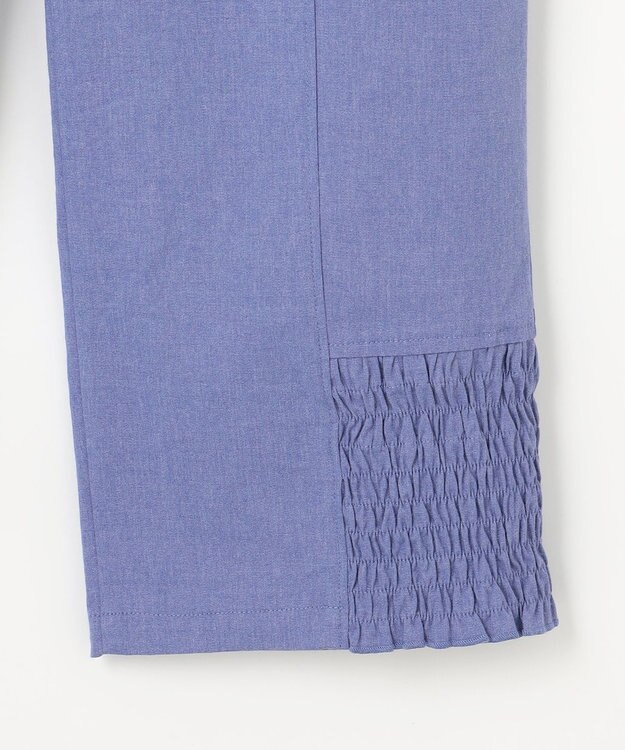 組曲 KIDS 【150-160㎝】シャーリング パンツ ブルー