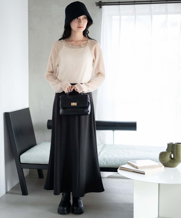 WEGO シアープリーツメロウロンT グリーン