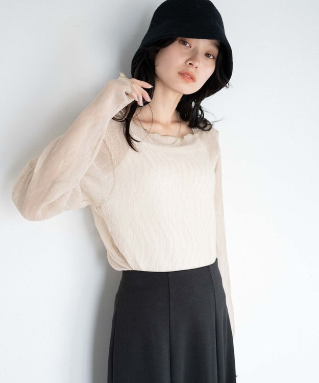 WEGO シアープリーツメロウロンT グリーン