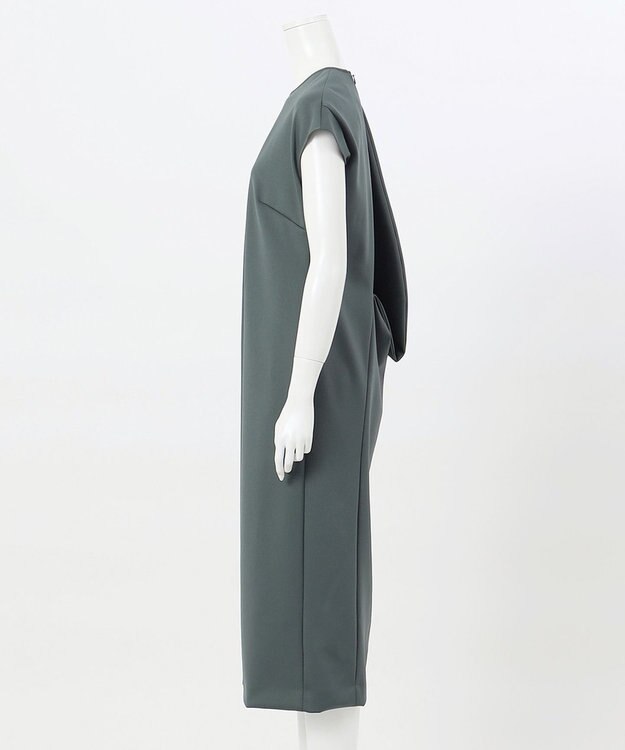 23区 【エステータ】スキューバ フレンチスリーブ ワンピース グレー系