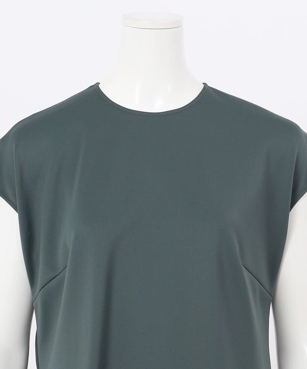 23区 【エステータ】スキューバ フレンチスリーブ ワンピース グレー系