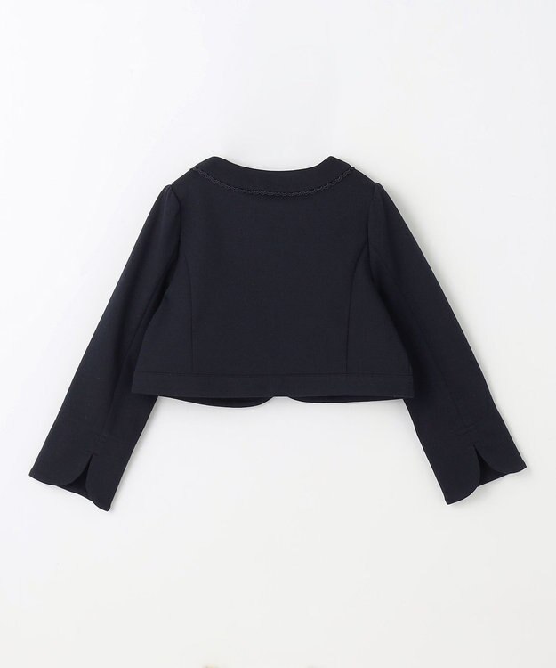 組曲 KIDS 【110-140㎝】ノーカラー ジャケット ネイビー