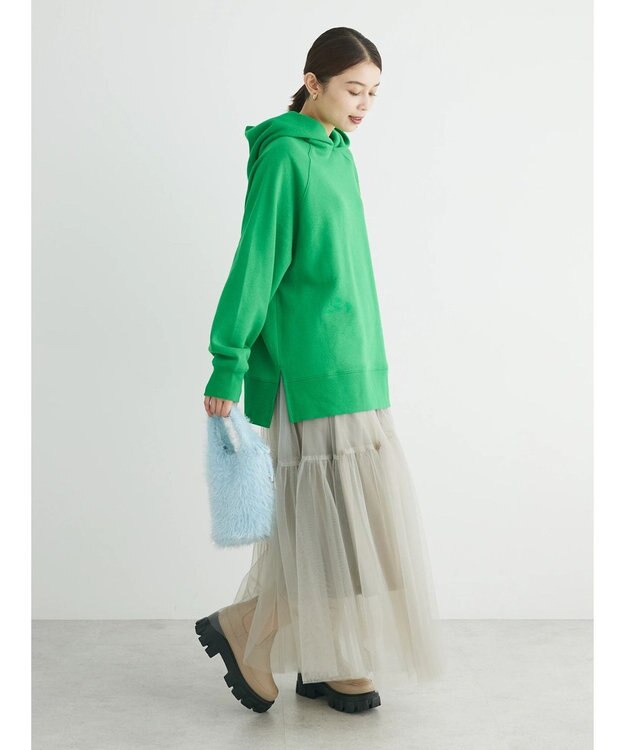 Green Parks 裏起毛パーカー Green