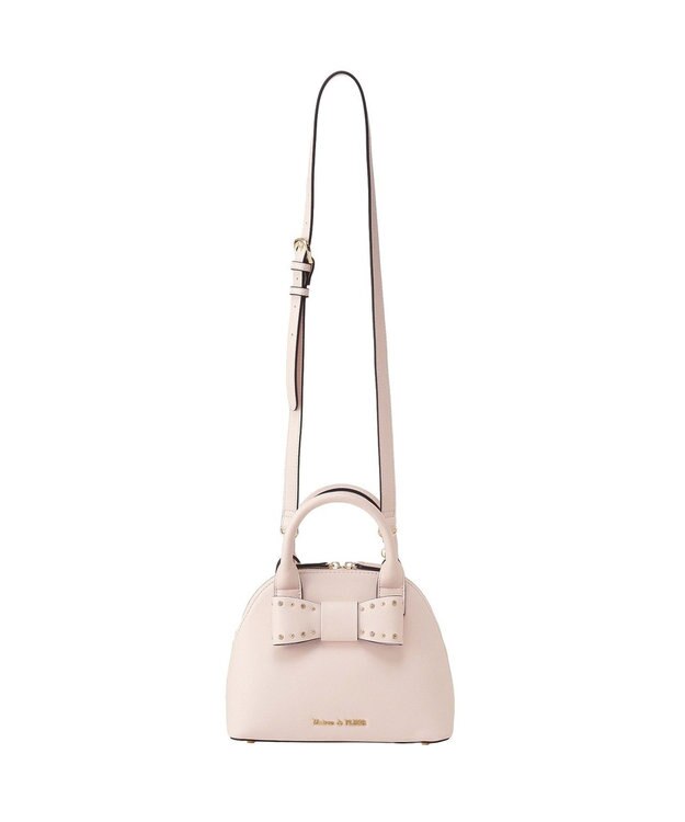 Maison de FLEUR リボンハーフムーン２Ｗａｙバッグ Light Pink