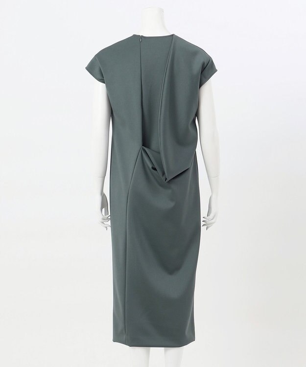 23区 【エステータ】スキューバ フレンチスリーブ ワンピース グレー系