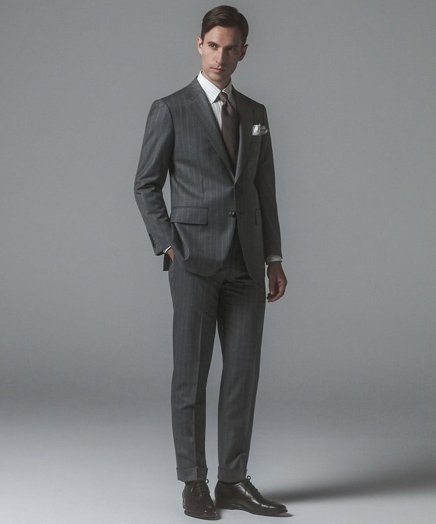 GOTAIRIKU GOTAIRIKU別注【日本製】シルク ネクタイ_無地 ベージュ系