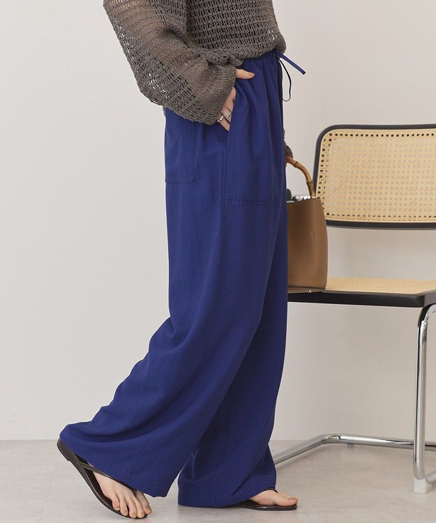 AMERICAN HOLIC 【マルチ機能】ベイカーリラックスパンツ Blue