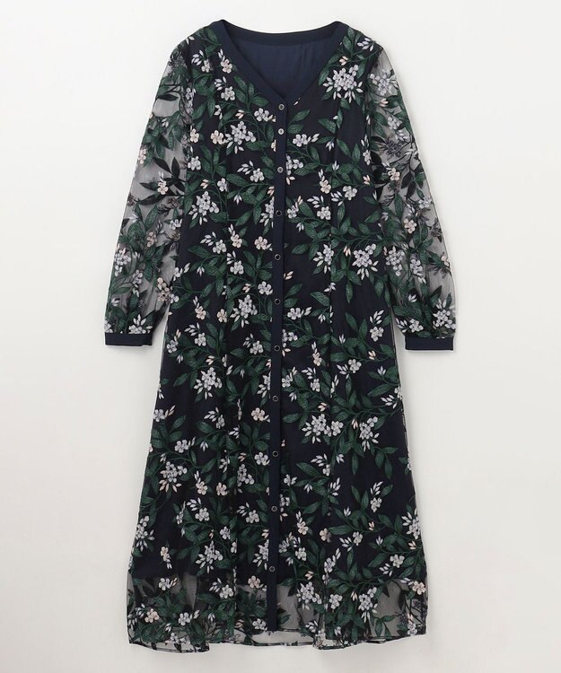 フラワー刺繍フレアワンピース / GRACE CONTINENTAL