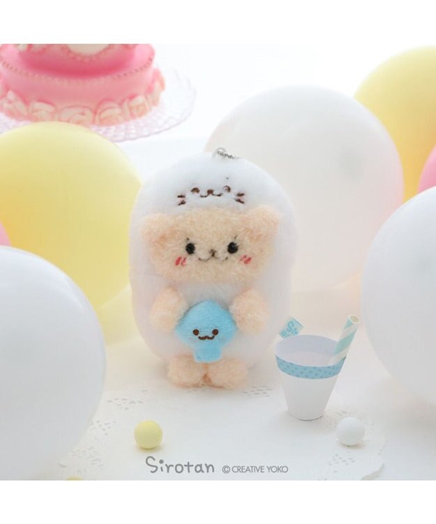 Mother garden しろたんになったらっこいぬ キーホルダー らっこいぬ