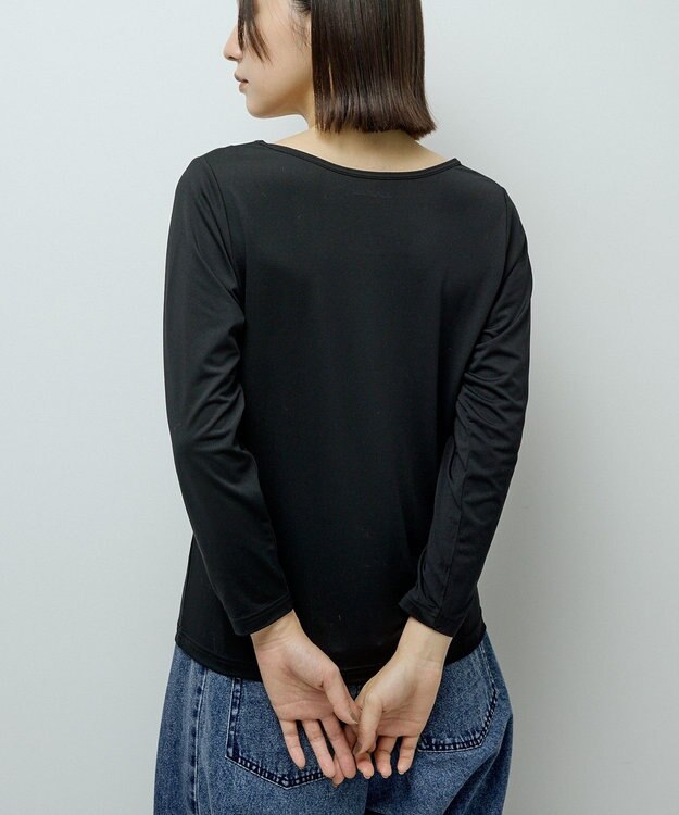 Green Parks ｉｎ　バレエネックインナー Black