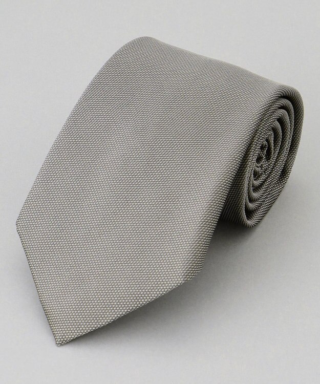 GOTAIRIKU GOTAIRIKU別注【日本製】シルク ネクタイ_無地 グレー系