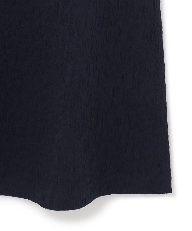 ICB 【洗える】 ニットコンビジャガード ワンピース ネイビー系