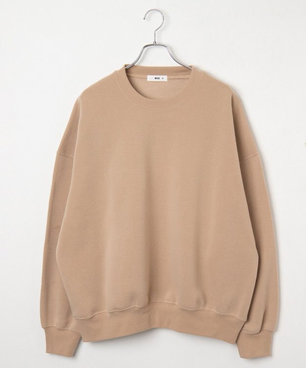 WEGO 【ユニセックス着用/MLXLサイズ展開/新色追加/裏起毛】スウェットプルオーバー ベージュその他