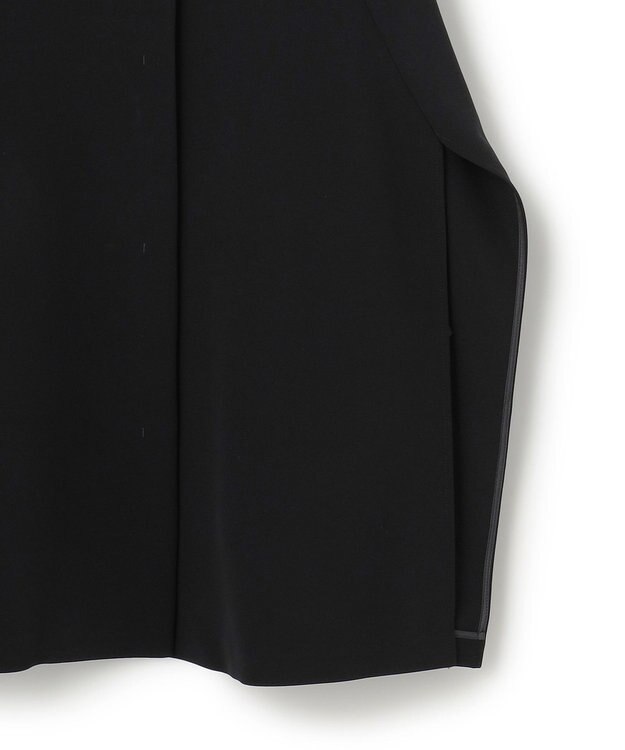 ICB 【洗える・ブラックフォーマル】 TaPeダブルクロス ケープコート ブラック系