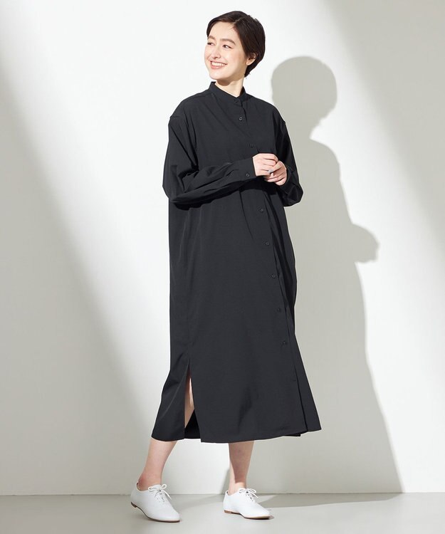 HELLY HANSEN 【はっ水・ストレッチ・UVカット】スカイリムスカートシャツワンピース ブラック