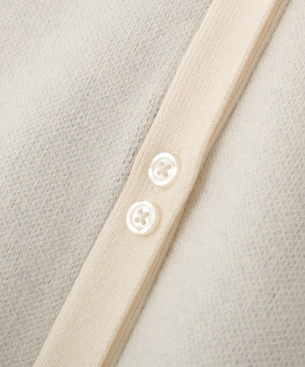 earth music&ecology アーガイルニットカーディガン Ivory