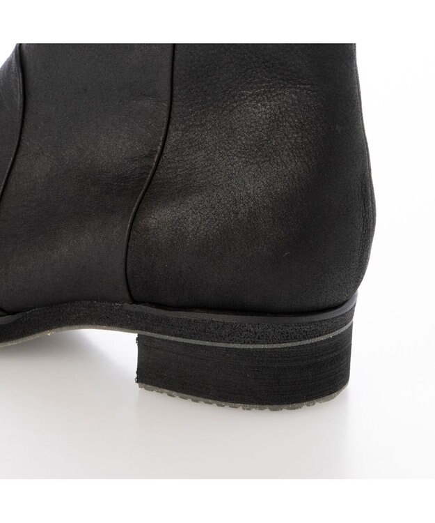 MODE ET JACOMO <D'ICI>プレーンボアショートブーツ ブラック