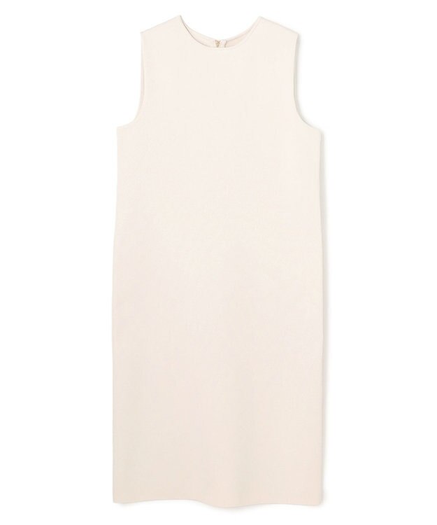 UNFILO L BEAUTY FORM KNIT スリーブレス ワンピース グレージュ