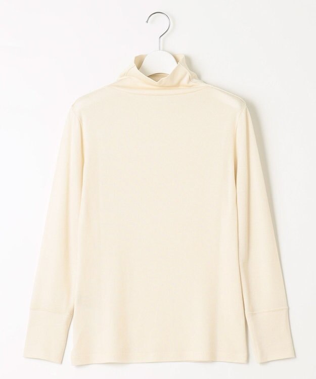 自由区 L 【洗える】ベアフライスボトルネック カットソー ベージュ系