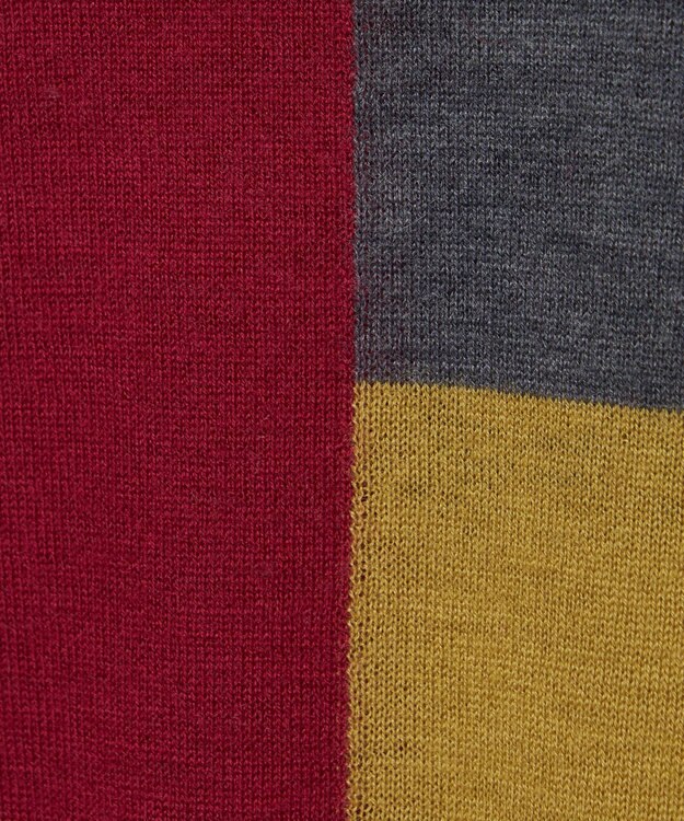 JOSEPH 【洗える】キャッシュエアーオーバーレイ　ラウンドネックニット Smoke combo