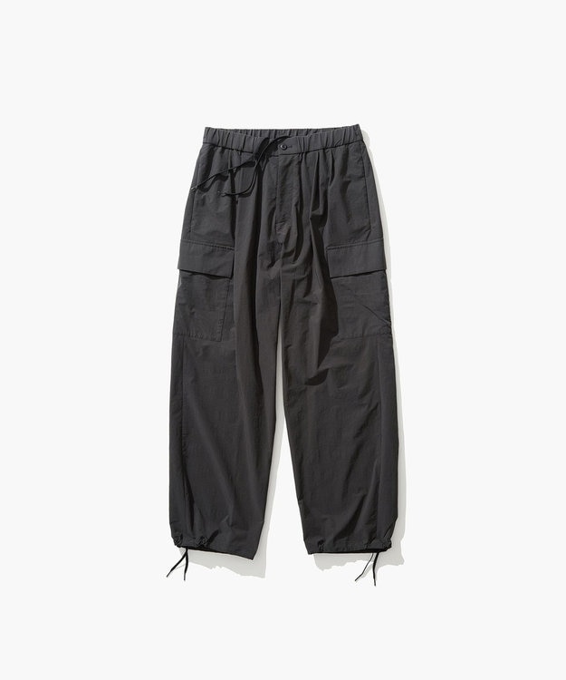 ATON STRETCH WOOLY NYLON | パラシュートカーゴ パンツ - UNISEX CHARCOAL GRAY