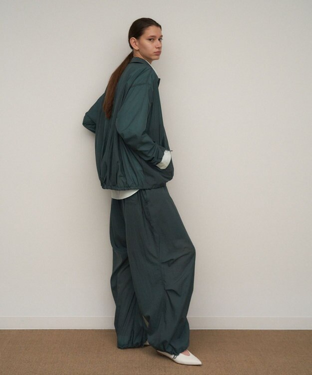 ATON SUPER LIGHT NYLON | コーチジャケット GREEN