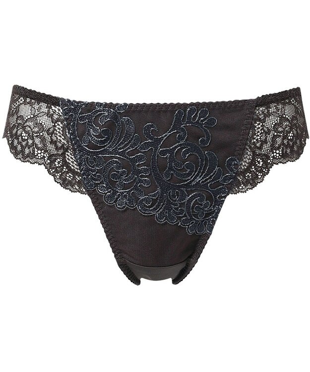 Wing Ｔバックショーツ PB8000とペア 【8000シリーズ】 はきこみ丈あさめ PF8002 ウイング／ワコール ブラック