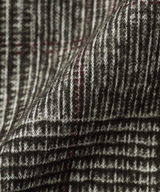 JOSEPH ABBOUD 【ストレッチ】フランネルジャージ パンツ ダークブラウン系4