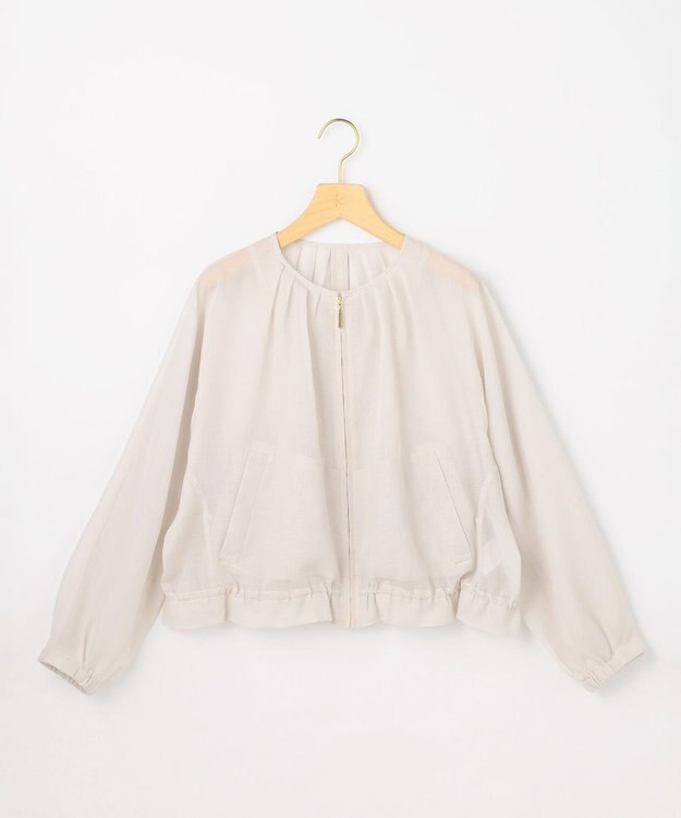 組曲 【先行予約】カラーボイル ブルゾン エクリュ系