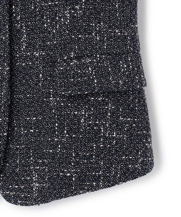 BEIGE， TRIPHANE / バックニットツイードビスチェ Navy Mix