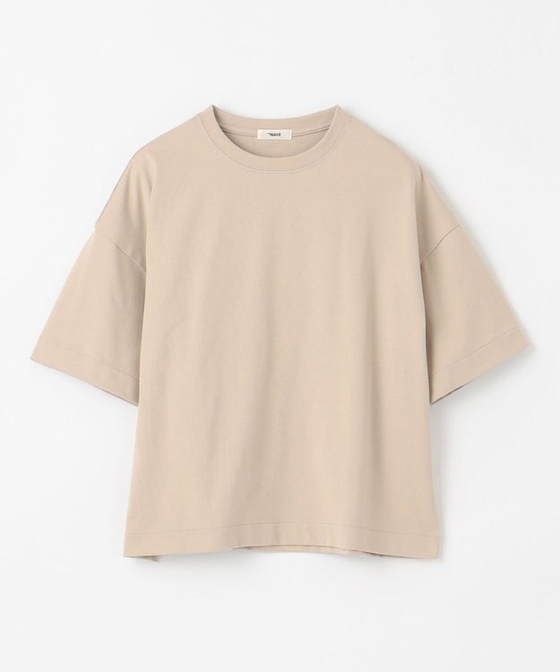 NAVE 【ReNAVE・洗える/接触冷感/UVケア】ファンクションＴシャツ ベージュ系