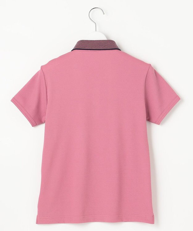 23区GOLF 【WOMEN】【WEB&一部店舗限定】ハニカムライトカノコ 半そでポロシャツ ピンク系