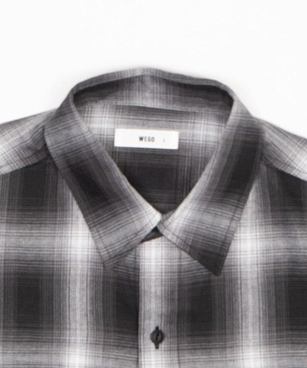 WEGO オンブレチェックシャツ（SS） 柄1