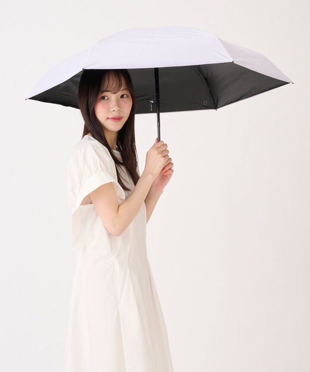 MOONBAT 【超コンパクト/自動開閉/晴雨兼用】Miracle Tech Protection(ミラクルテック プロテクション) 折りたたみ傘 プレーン 50cm ライトパープル