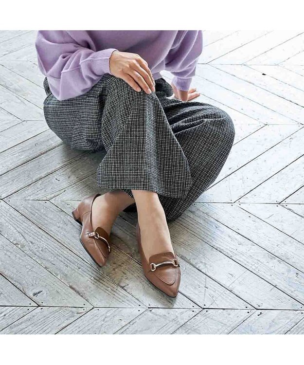 Riz raffinee 【レイン対応】ビットローファー キャメル