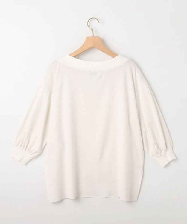 組曲 S 【WEB限定】セーターマシーン リラクシーニットTシャツ アイボリー系