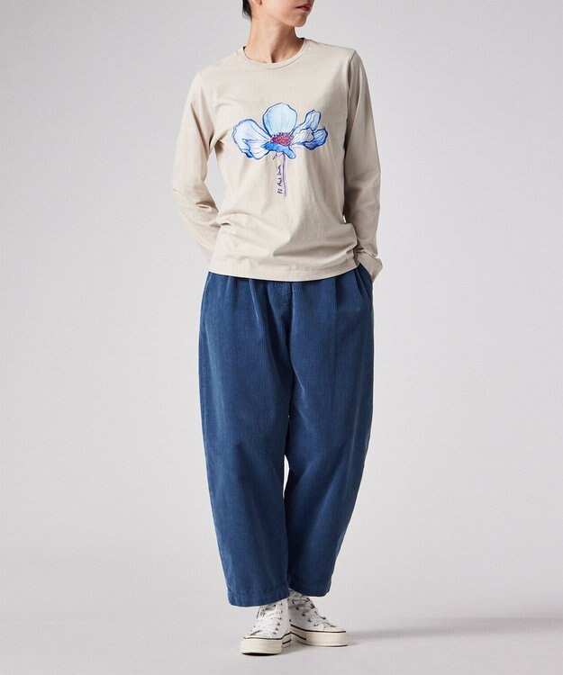 Paul Smith コーデュロイ バレル パンツ グレイッシュブルー