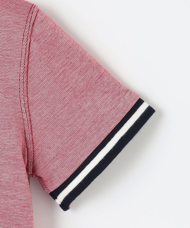 J.PRESS KIDS 【110-130cm】COOLMAX コンビボーダー リブＴシャツ レッド系