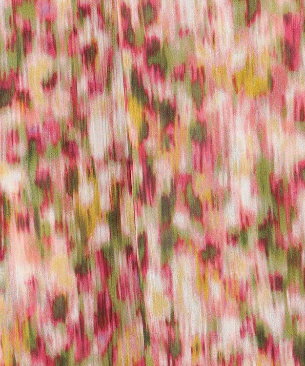 BEIGE， 【洗える】BORONIA / フラワーシフォンロングスカート Pink Print
