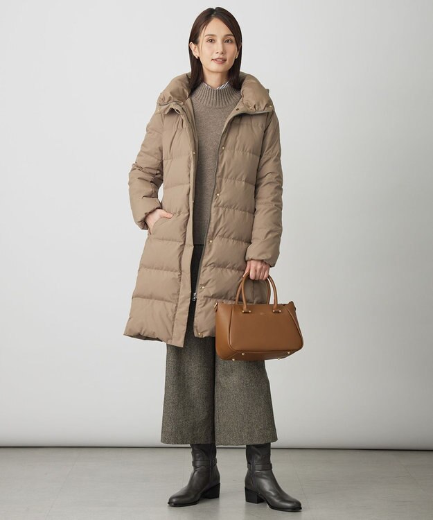 J.PRESS LADIES S ラメツイード クロップド パンツ ブラウン系