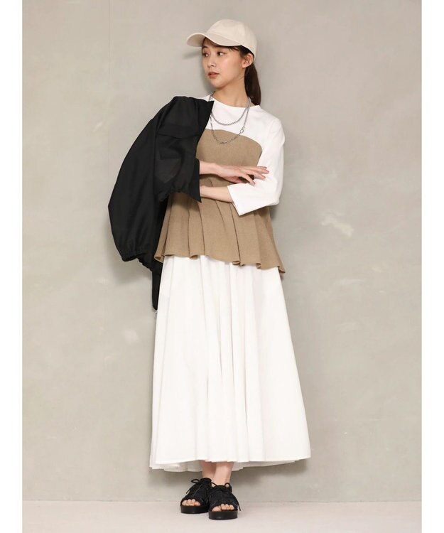 Green Parks シアーショート丈ブルゾン Black