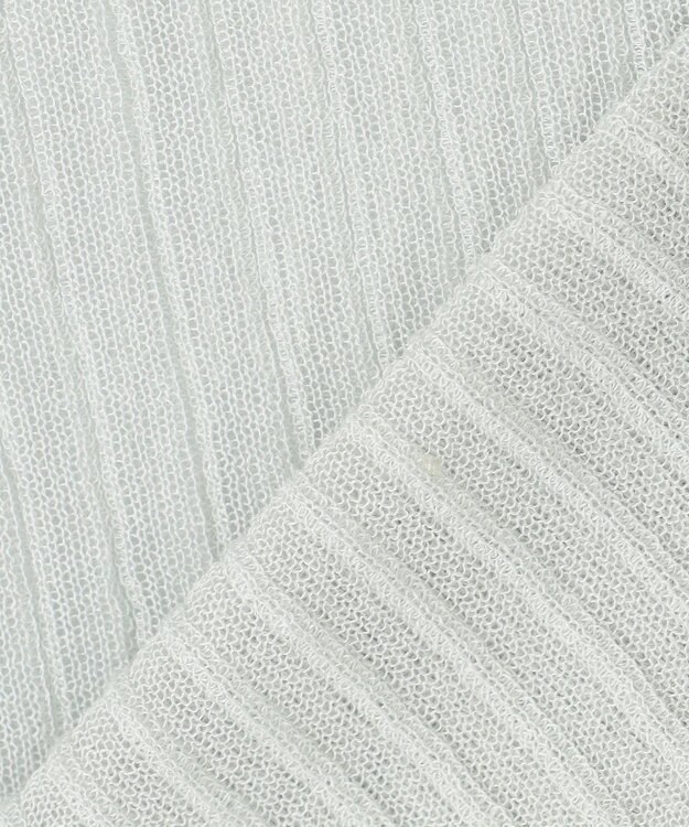 uncrave シアー リブ ニット カーディガン（uncrave STANDARD） ライトセージ