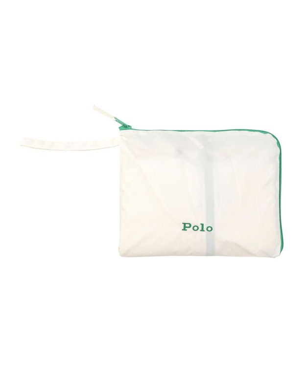 MOONBAT POLO RALPH LAUREN レインポンチョ C-ZERO撥水 収納袋付き オフホワイト