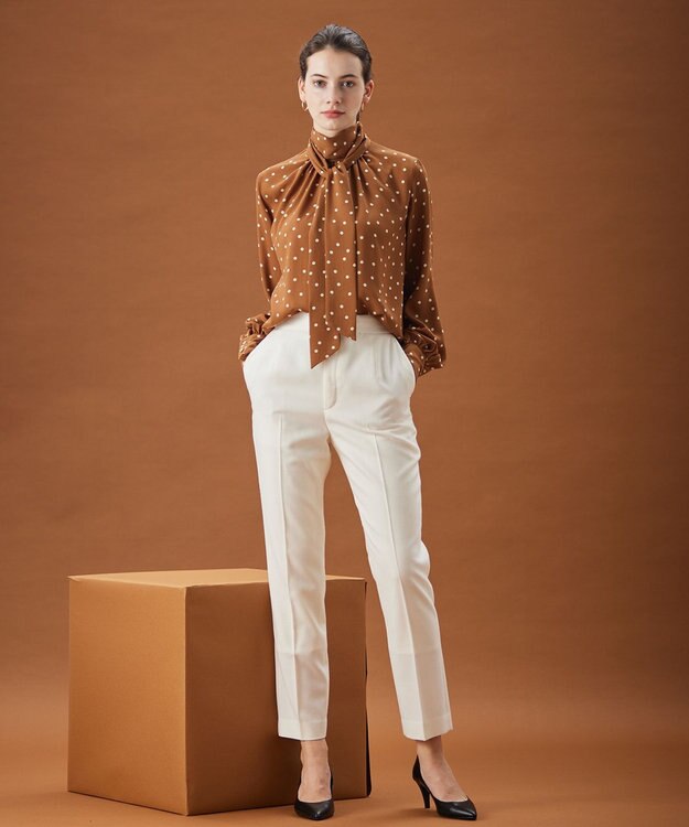 BEIGE， 【S-size】BAYARD / ストレートパンツ Ecru