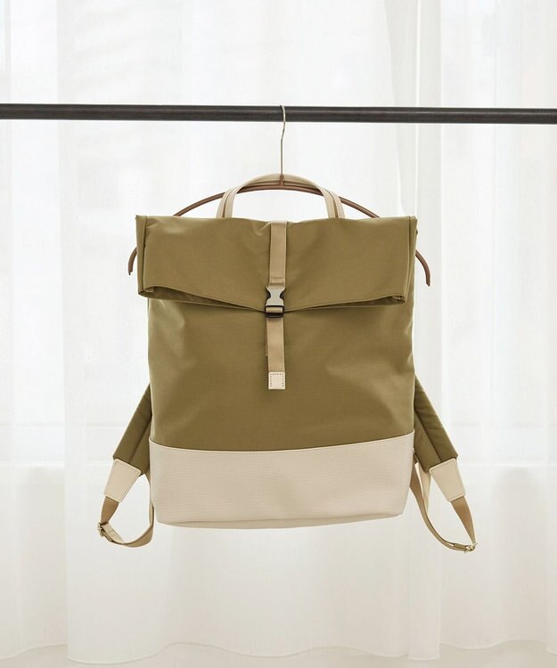TOPKAPI 【Breath TOPKAPI】RIPPLE リプル エコナイロン コンビ リュック / バッグパック ベージュ