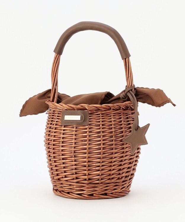 LA BAGAGERIE LA BAGAGERIE×Chiyo カゴバッグ チョコ